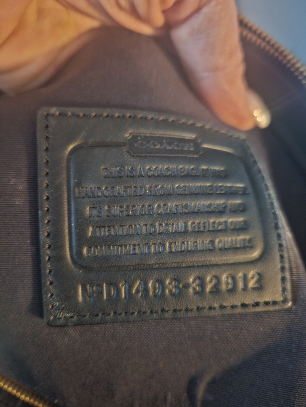 Coach Borough Pebbled Leather in Oxblood Burgundy - Picture 13 of 15